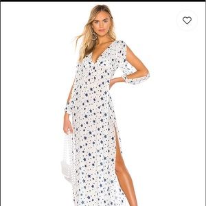Chaser Swim Maxi cover-up with stars ✨
